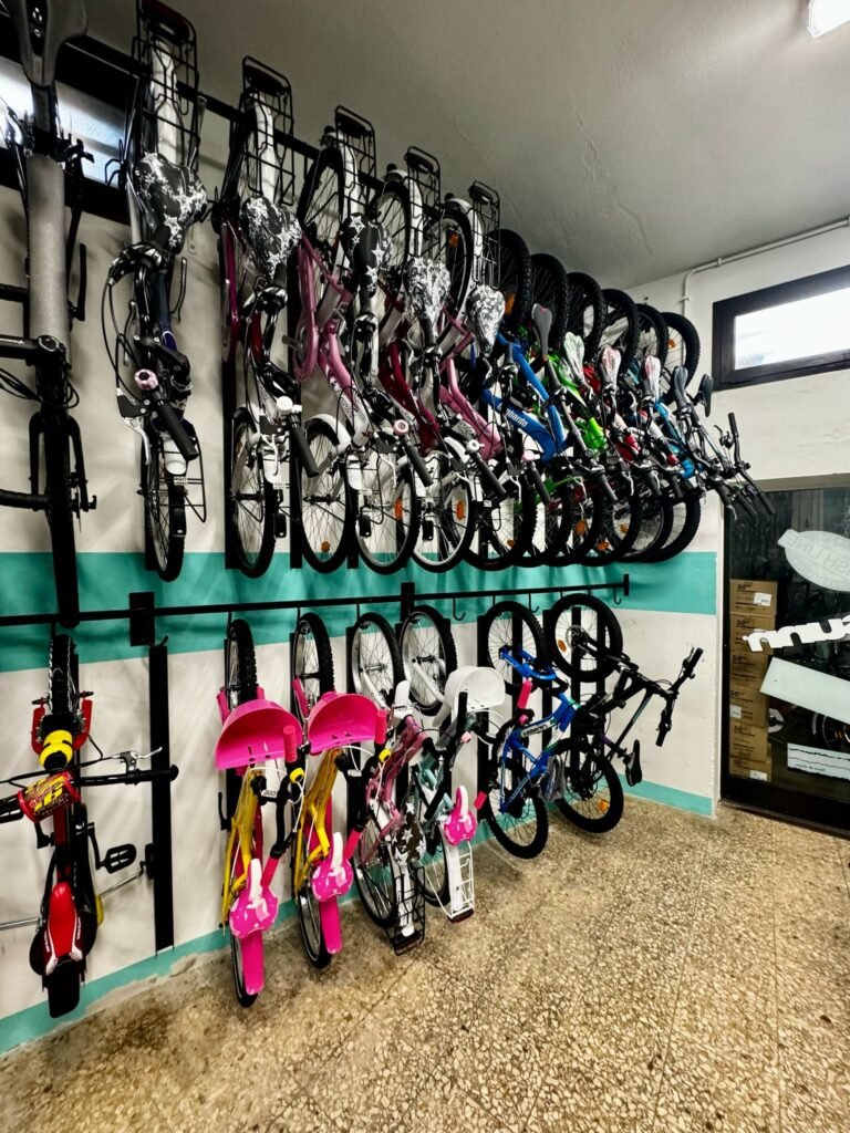 esposizione bici da bambini presso cicli leardini