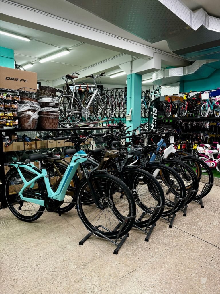 esposizione city bike presso ciclie leardini