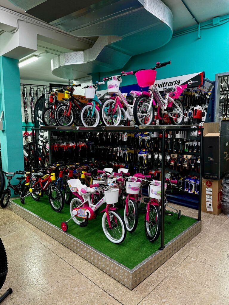 esposizione bici per bambini da cicli leardini